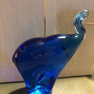 Glass elephant
